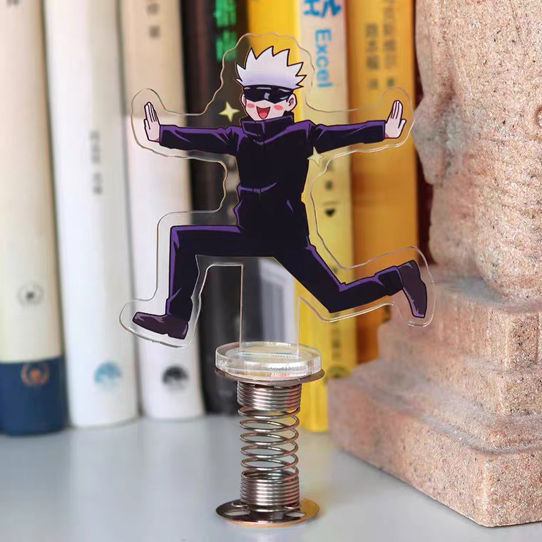 Standee Mô Hình Lò Xo Nhún Nhảy Nhân Vật Anime Jujutsu Kaisen Unoff
