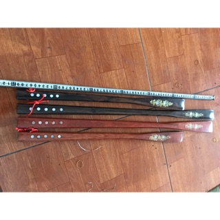 Combo 10 cây xỏ giày 55cm gỗ tự nhiên.gỗ chiu liu.rất nặng.nhà tự sx.có giá sỉ