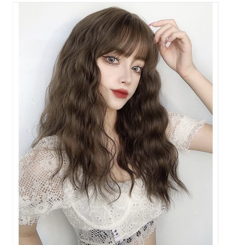 Tóc giả nữ cả đầu 🤗FREESHIP🤗 Tóc giả nguyên đầu xù lửng