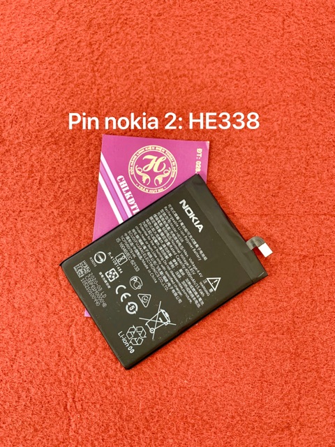 Pin nokia 2 kí hiệu pin HE338