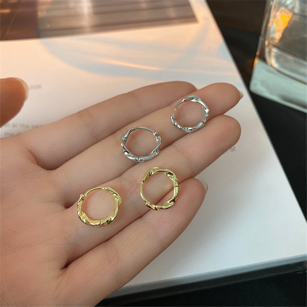 Bông tai dạng xoắn thời trang thích hợp cho nữ