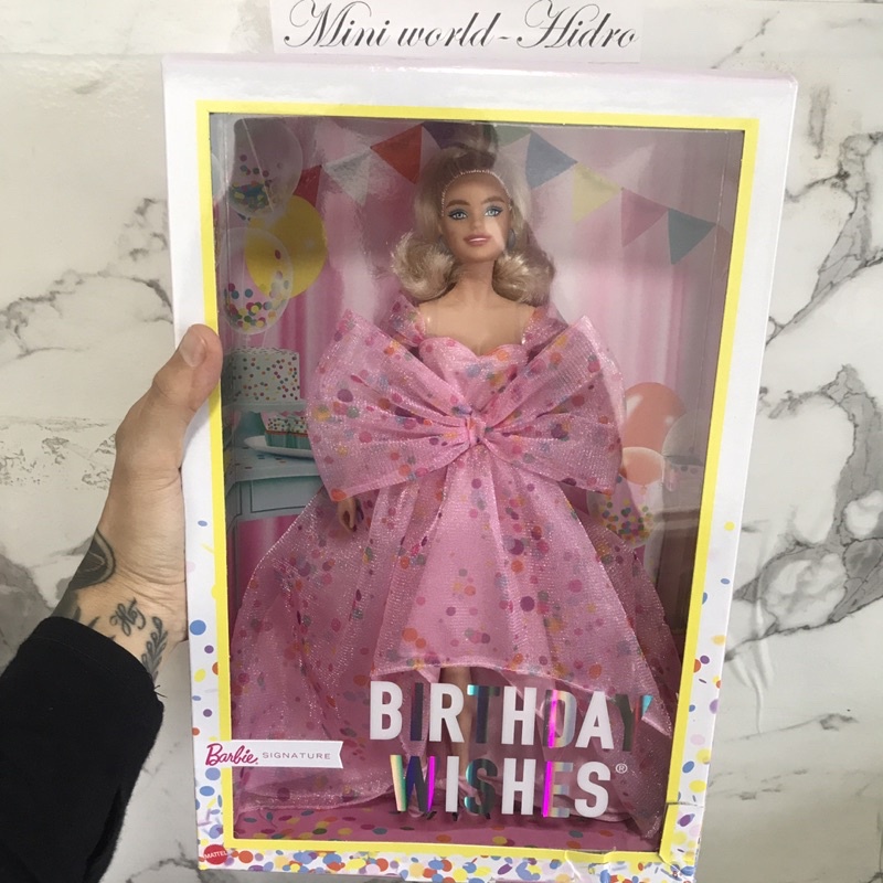 Búp bê Barbie Birthday Wishes chính hãng Inspiring Women Maya Angelou, Signature body muse
