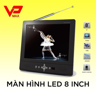 Màn TFT 8 ich hỗ trợ cổng AV VGA Tivi tiện lợi cho Xe hơi