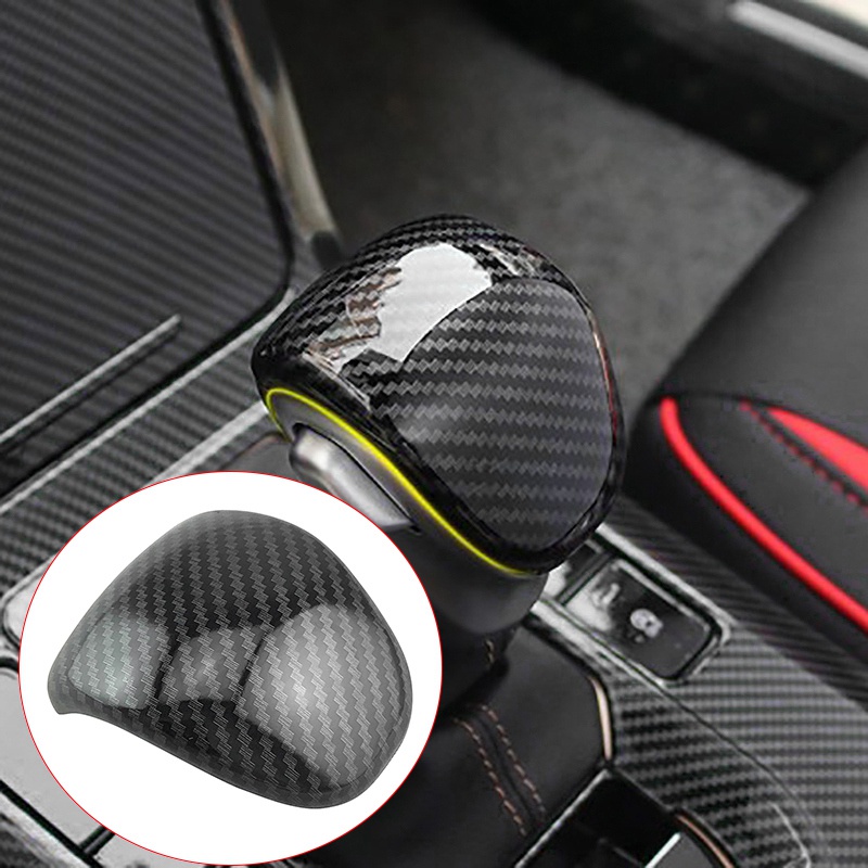 Vỏ Bọc Núm Gạt Cần Số Bằng ABS Sợi Carbon Cho Kia Forte 2019 2020 K3
