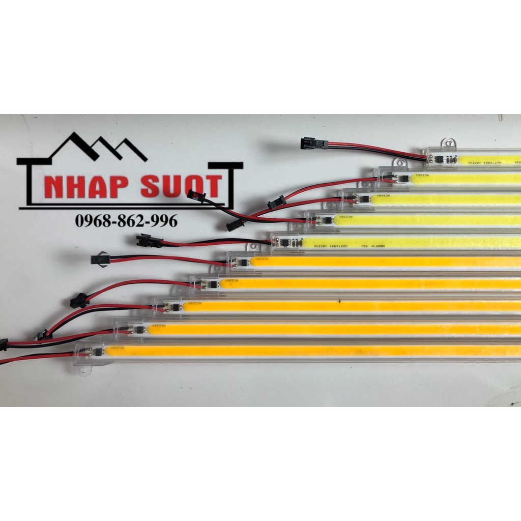 Thanh Led Mắt COB (50cm,1m) Sử Dụng Trực Tiếp Điện 220V