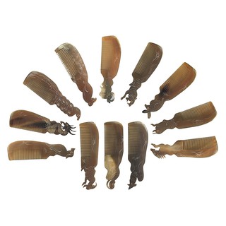 Lược Sừng Hình Linh Vật 12 Con Giáp Trắng