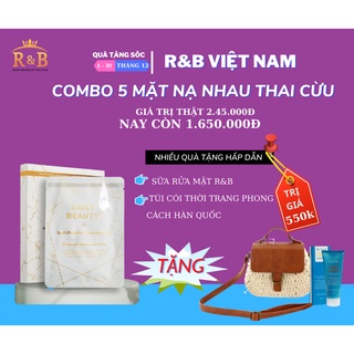 Mặt Nạ Nhau Thai❤️ Cừu Hàn Quốc Daily Beauty Multi Peptide Placenta Mask