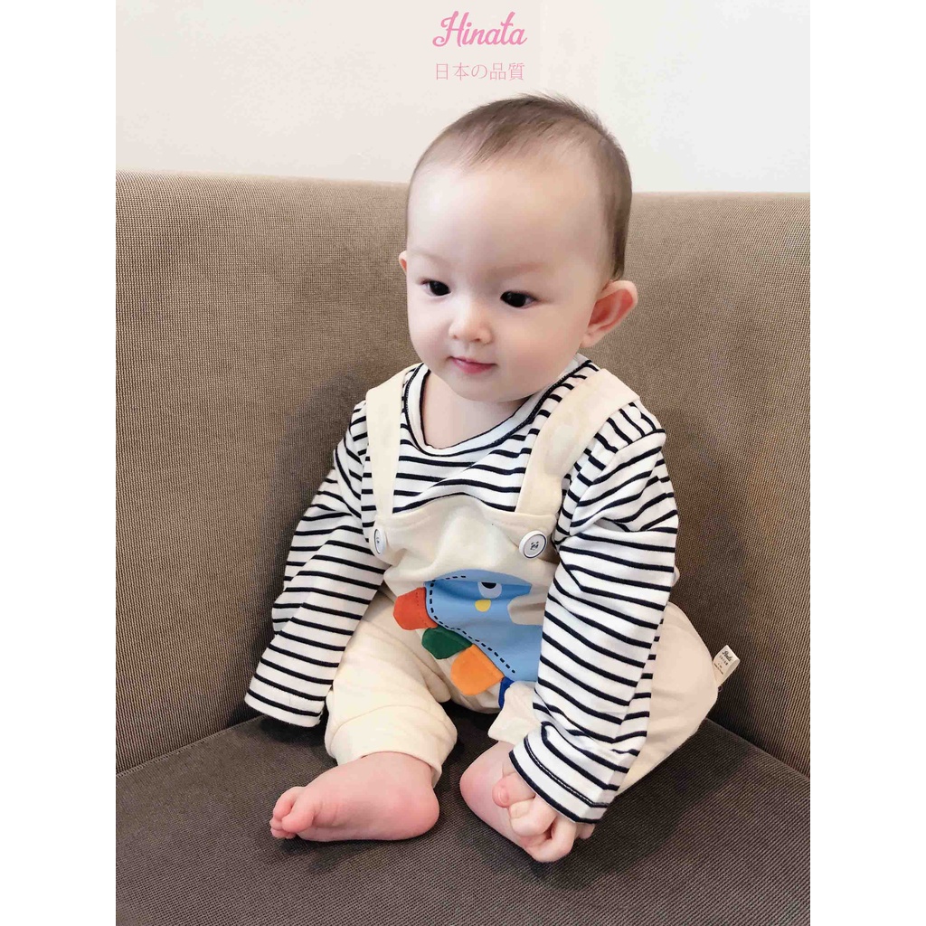 Bộ body Sleepsuit cho bé trai HINATA - Chất vải mềm mịn thoáng khí BF22