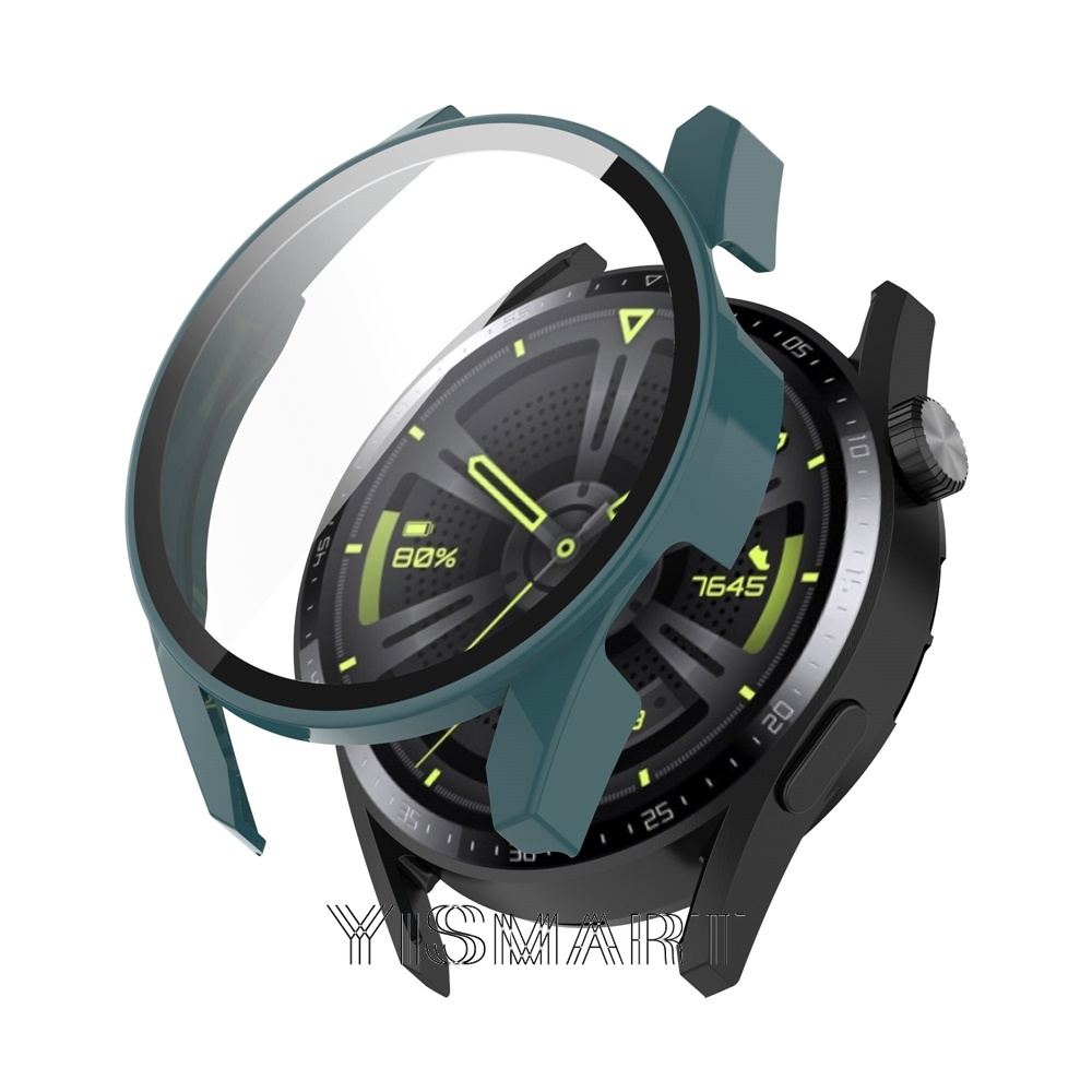 Ốp bảo vệ kính cường lực mặt đồng hồ thông minh Huawei Watch GT3 42mm 46mm