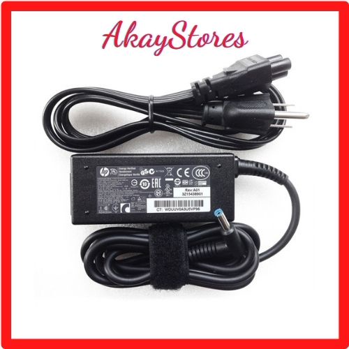 Sạc laptop Adater HP 19v-4.7a 18.5v-3.5a AkayStores chân tròn to có kim ở giữa - tặng kèm dây nguồn