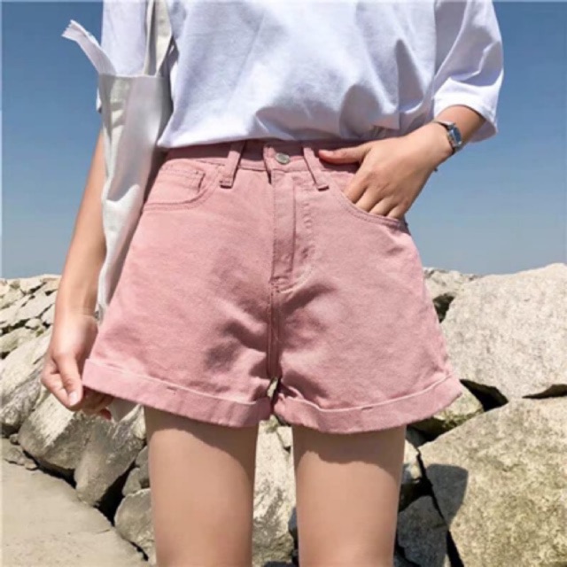 Quần SHORT KAKI TRƠN lưng siêu cao nữ đùi ôm không túi trước // Thiên yết | BigBuy360 - bigbuy360.vn