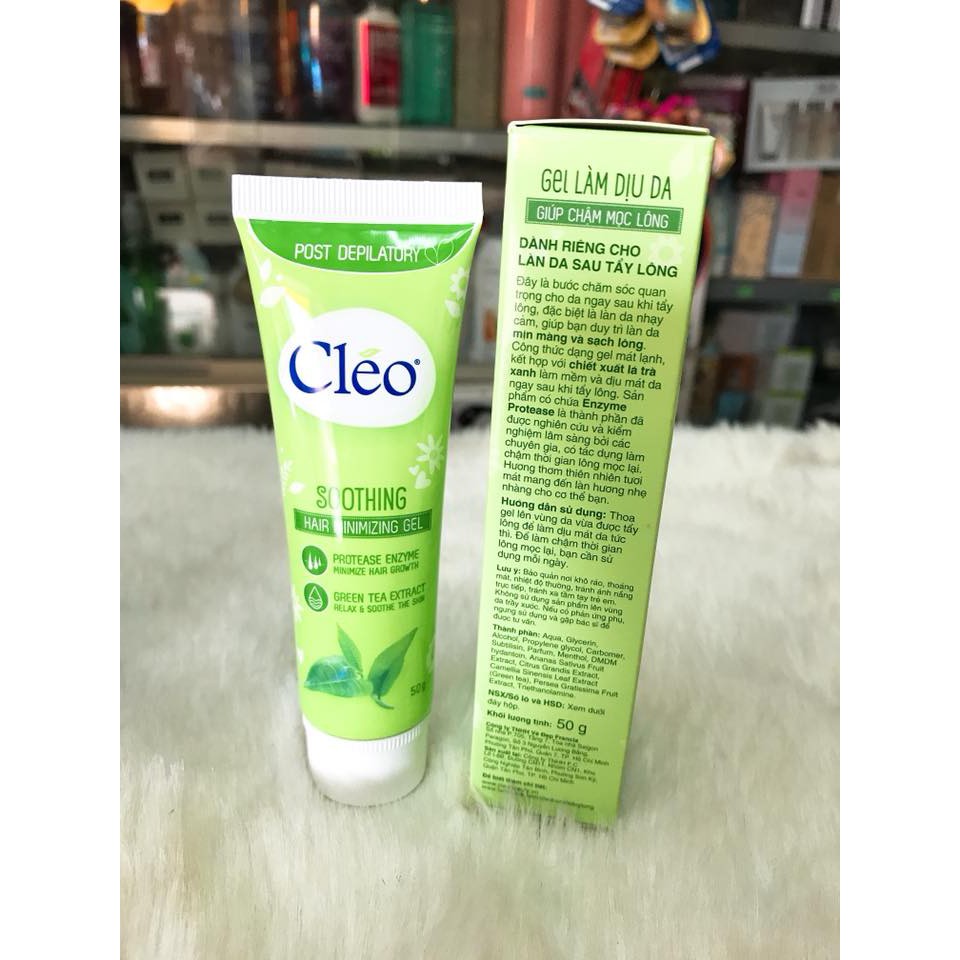 [Mã COS2704 giảm 8% đơn 250K] (50g) KEM BƠ TẨY LÔNG VÀ GEL MÁT DA CLEO CHO DA THƯỜNG VÀ DA NHẠY CẢM CHÍNH HÃNG CTY | BigBuy360 - bigbuy360.vn