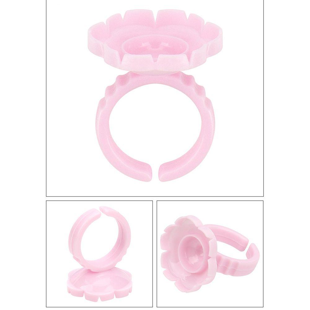 OKDEALS Set 100 Vòng Giá Đỡ Gắn Mi Giả Tiện Dụng