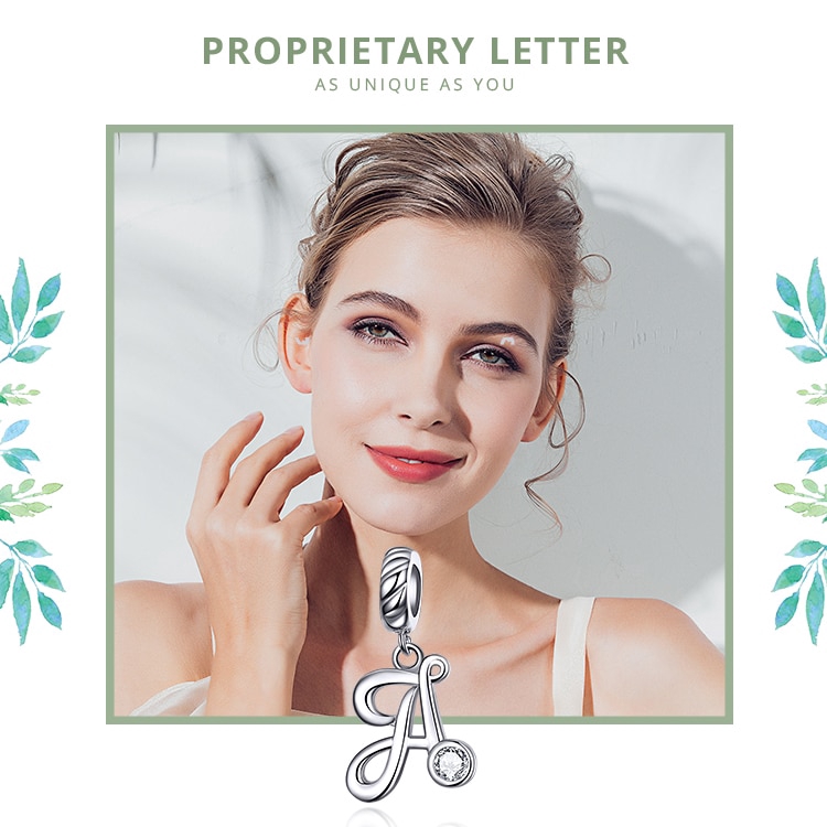 Mặt Dây Chuyền Bamoer Cho Nữ Hình 26 Chữ Cái Bằng Bạc 925 | BigBuy360 - bigbuy360.vn