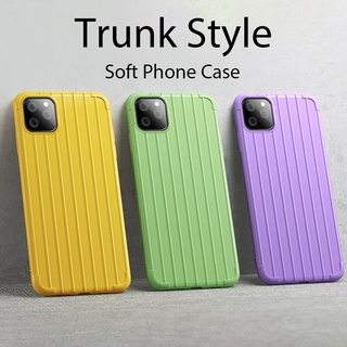 Ốp điện thoại silicon mềm họa tiết sọc dọc dễ thương cho iPhone X XS MAX XR 7 86 6S Plus