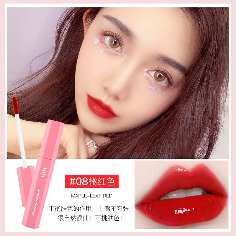 Bộ 4 cây son kem lì HIH kháng nước lâu trôi bền màu chống thấm nước | BigBuy360 - bigbuy360.vn