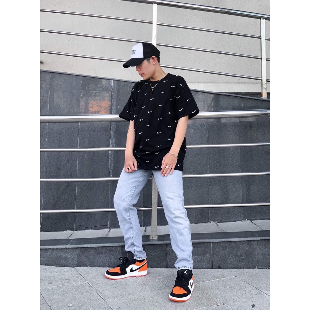 Áo Thun Nike Swoosh Thêu Logo - Vải Chất