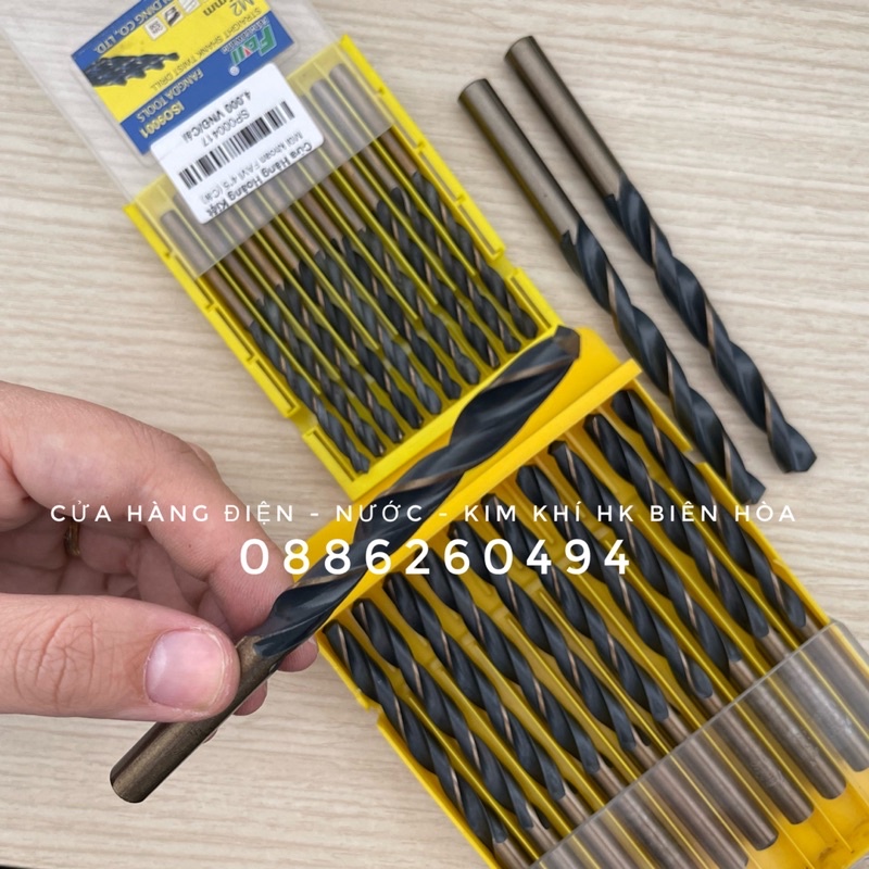 MŨI KHOAN GỖ/SẮT/INOX FAVI HÀNG TỐT ĐỦ SIZE 8-14MM