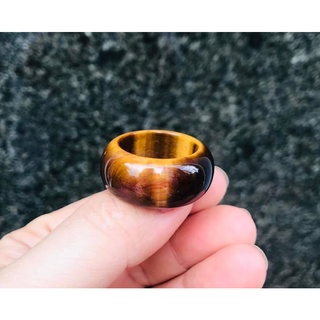 NHẪN ĐÁ MẮT HỔ THIÊN NHIÊN bản lớn nhiều size