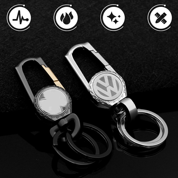 Móc khóa nam treo chìa khóa xe máy ô tô chất liệu thép không gỉ cao cấp CM34 mới