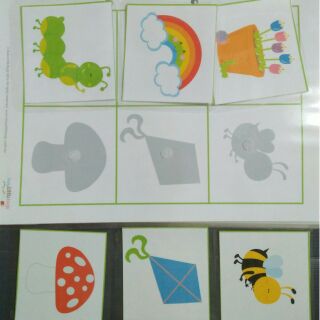 Học liệu cho bé: tìm bóng
