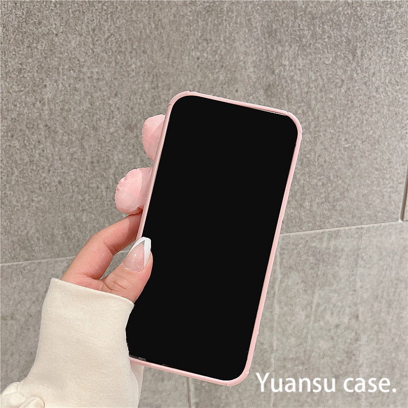 Ốp Điện Thoại Silicon Nén Khí Thêu Hoa Hồng Ba Chiều Bảo Vệ Cho iPhone13promax Apple 12 11 xs/xr/xsmax