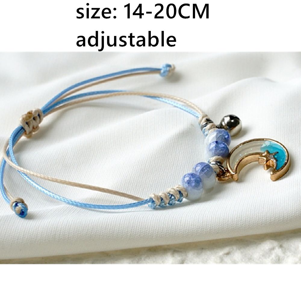 Vòng Tay Hình Mặt Trăng/Ngôi Sao Có Thể Điều Chỉnh Cho Cặp Đôi