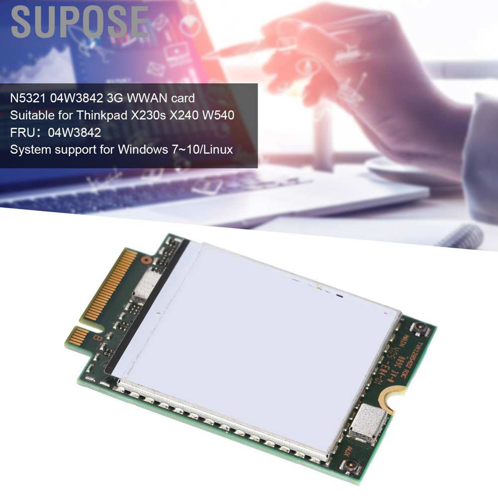 Supose 3G Module WWAN Card Wireless Adapter Wifi N5321 04W3842 For PC Computer