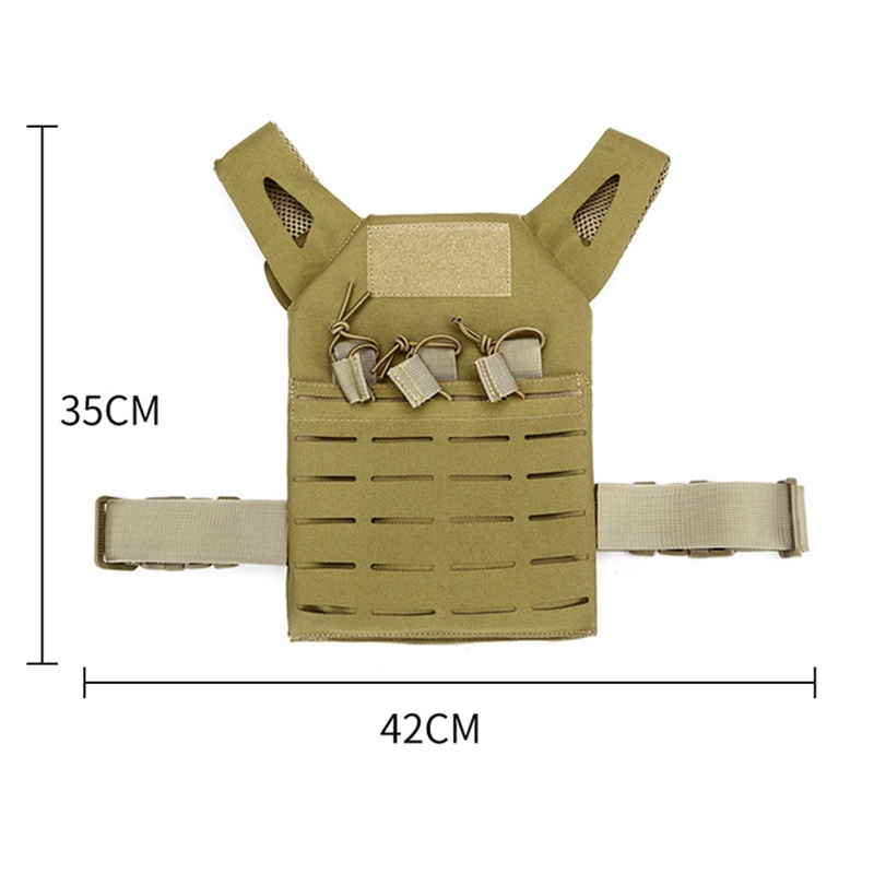 JPC Tactical Children Vest Outdoor Multi-function CS Vest Training EVA Lightweight Vest
