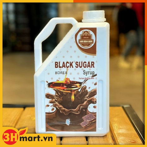 Siro đường đen Đài Loan (black sugar) - Can 2,5kg