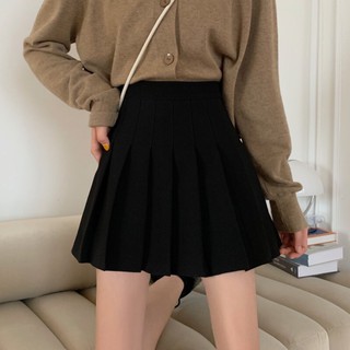 chân váy dạ xếp li