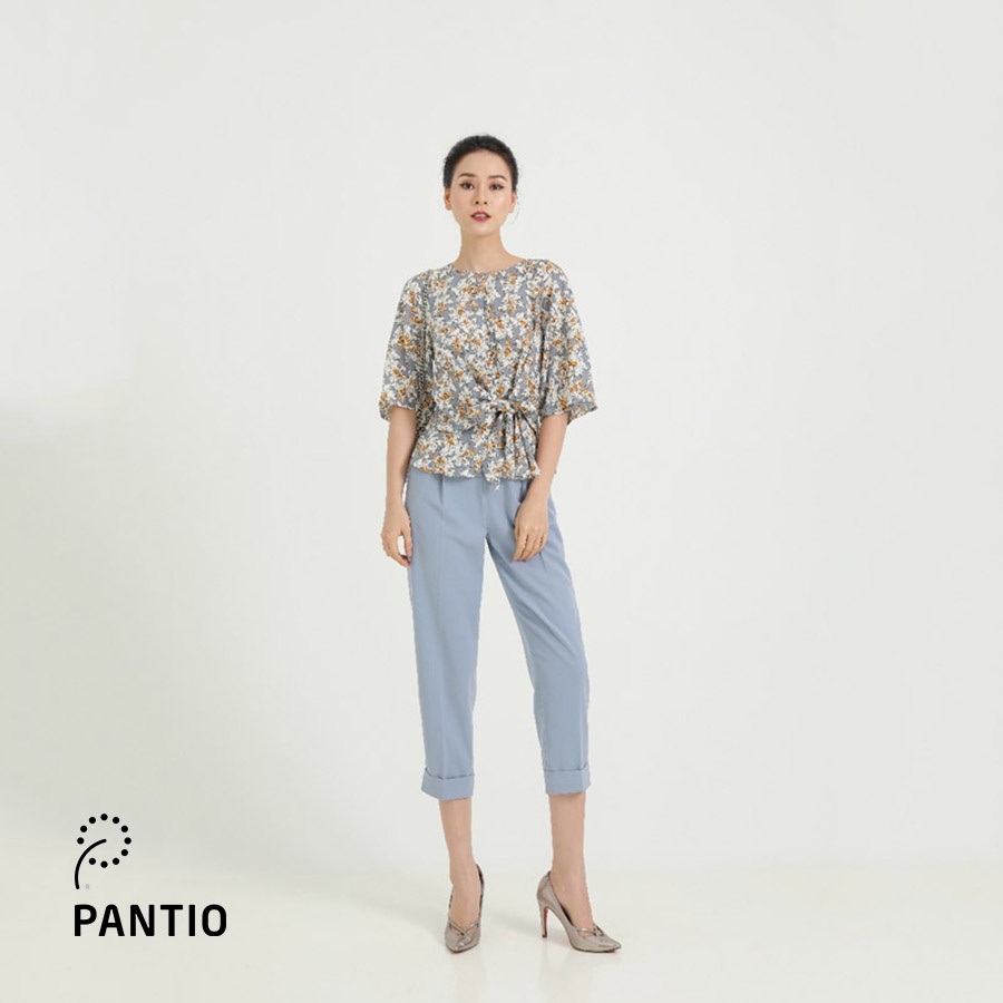 Áo sơ mi tay lỡ nơ cách điệu thời trang FAS31859 - PANTIO