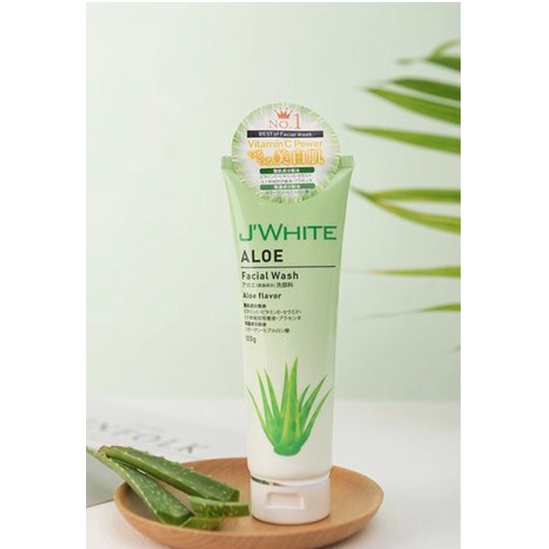 Sữa rửa mặt JWhite tinh chất lô hội 120g