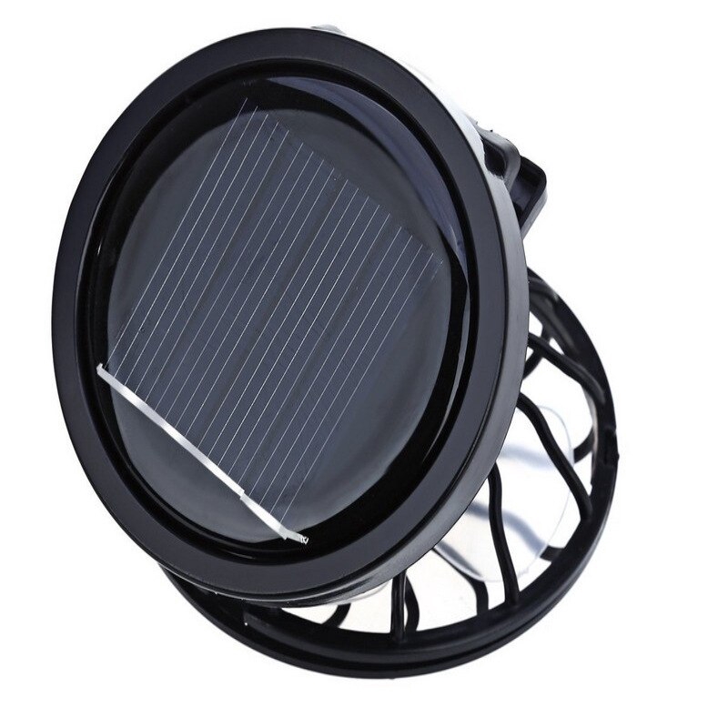 ✬Star✩ Portable Mini Solar Clip Air Cooling Fan DC Miniature Fan Rotary Rechargeable Nature Wind
