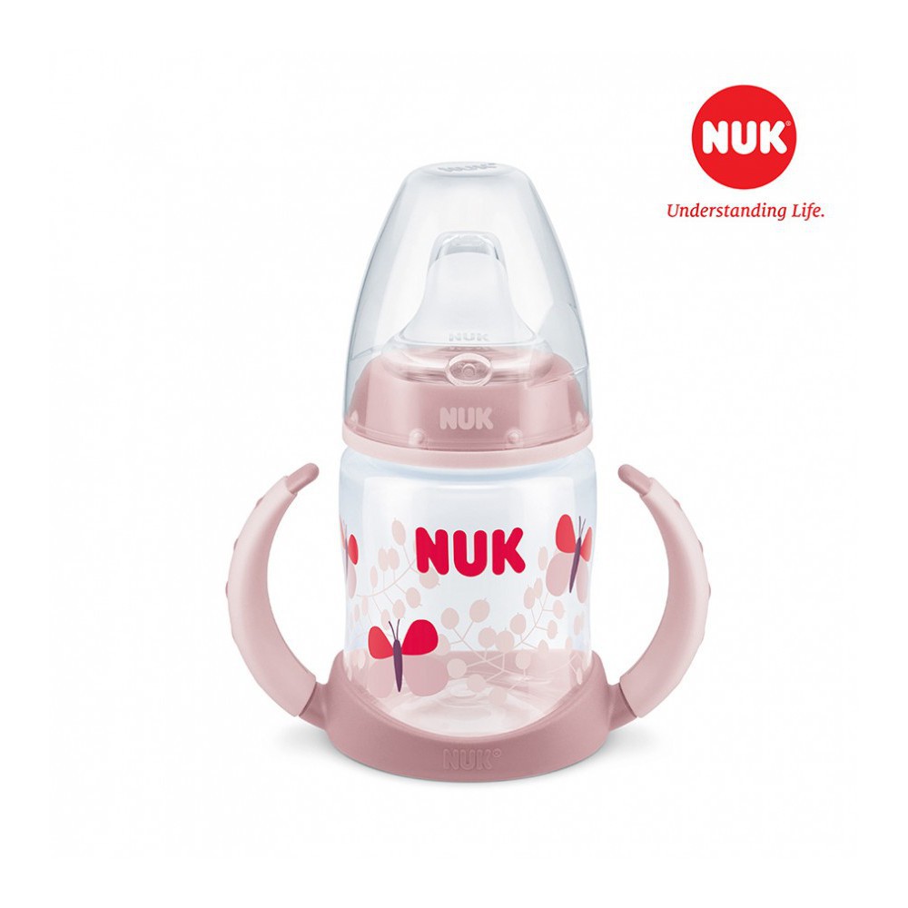 [Chính Hãng] Bình tập uống nước NUK PP 150ml - cốc tập uống nước cho bé