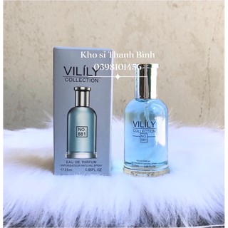 (CHÍNH HÃNG) Nước hoa nam Vilily 881