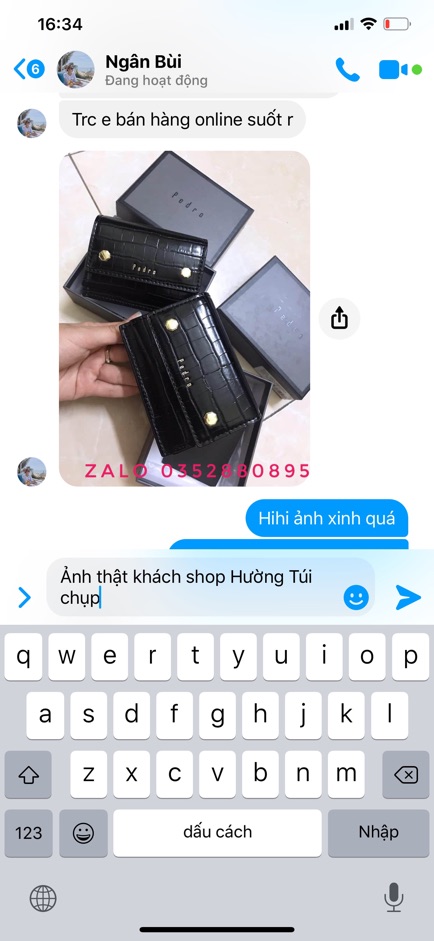 Ví P gấp nhỏ xinh có nhiều ngăn tiện dụng
