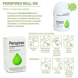Lăn Khử Mùi Perspirex Comfort Hỗ trợ  Hôi Nách, 20ml