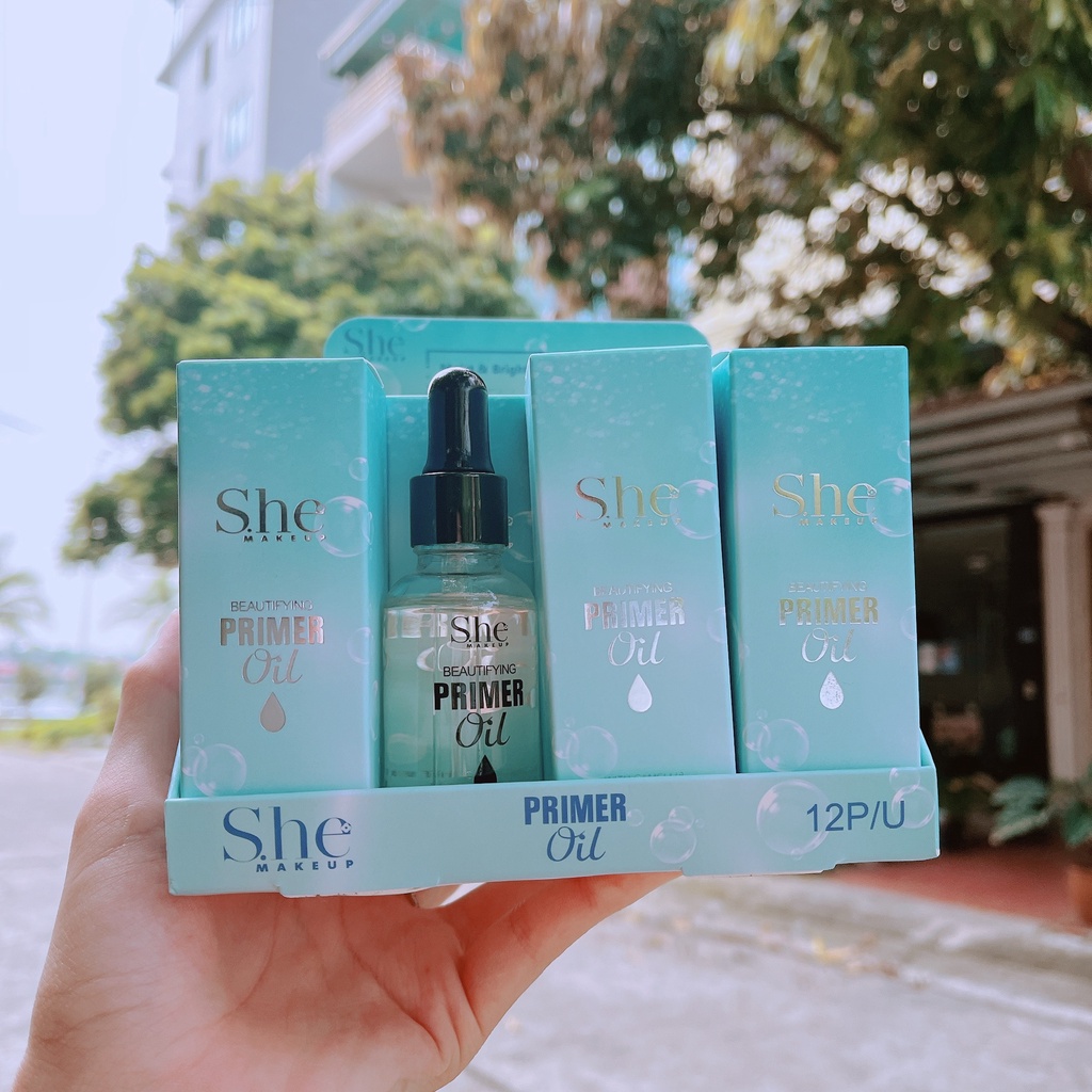 Tinh dầu She Oil Primer Mix Trộn kem nền 25ml chuyên dùng pha Kem Nền