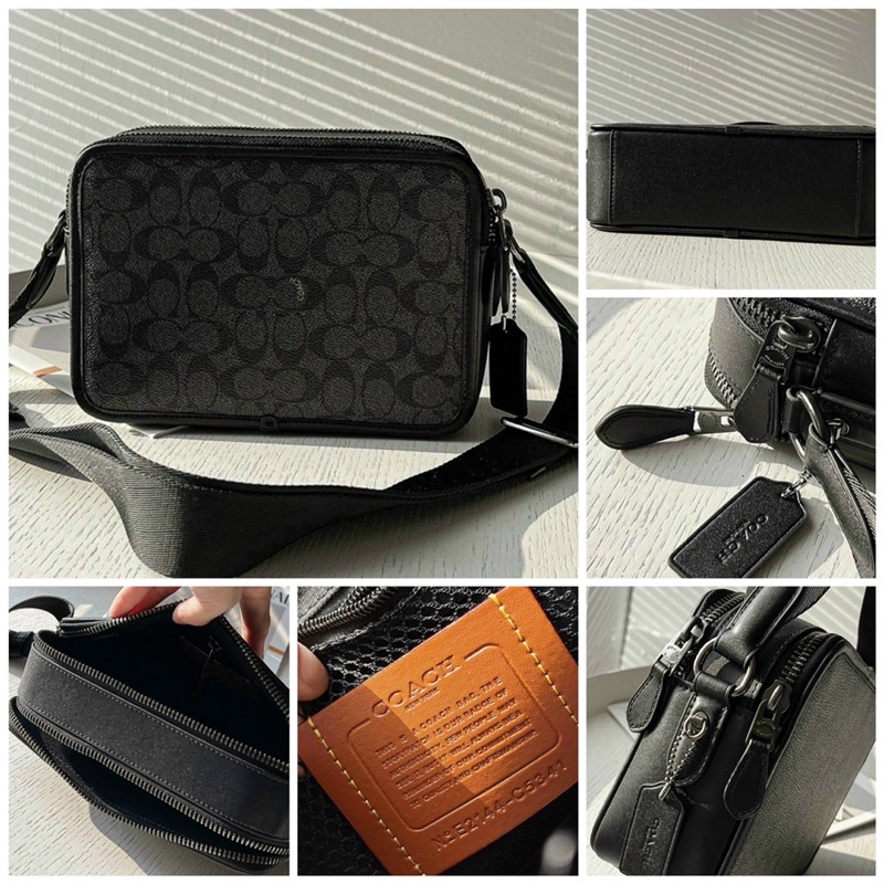 Túi C0ach Charter Crossbody 24 hoạ tiết cổ điển