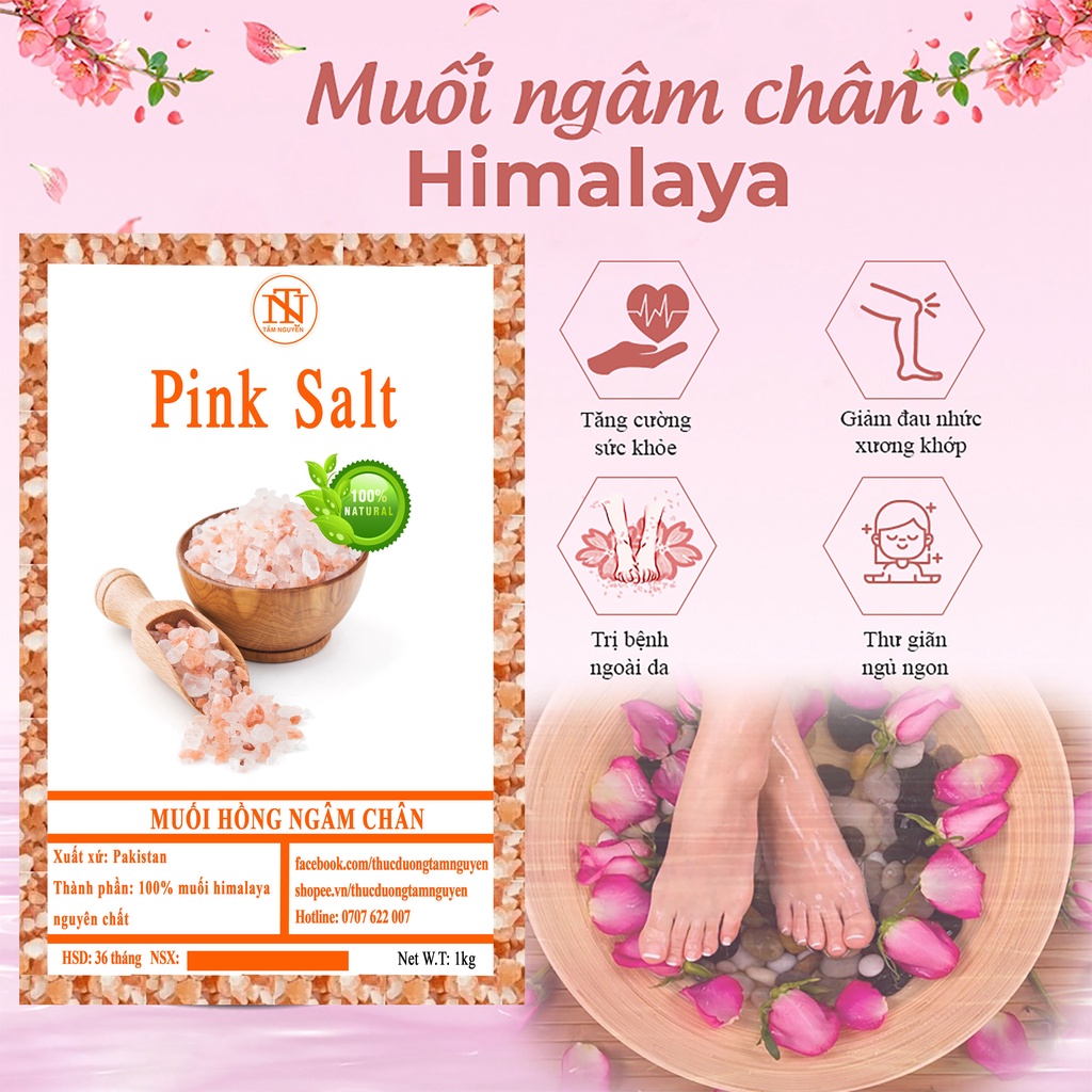 Muối ngâm chân Hymalaya 1kg