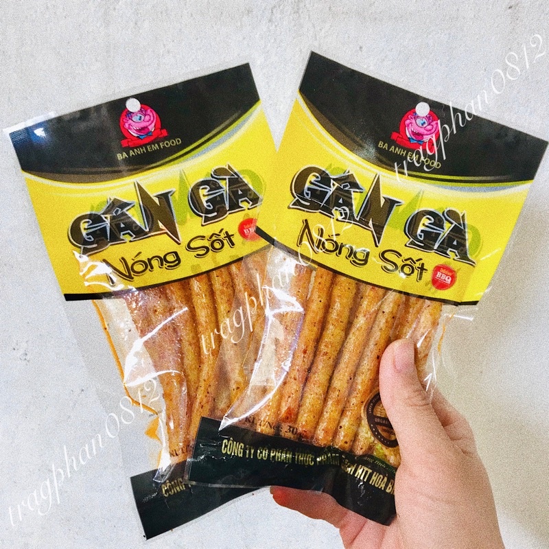 Snack gân gà nóng sốt Ba Anh Em Food (gói 30g)