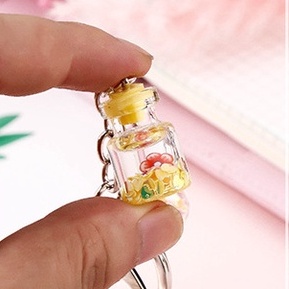 Móc Chìa Khóa Khối Rubik Mini Nhiều Mầu Dễ Thương