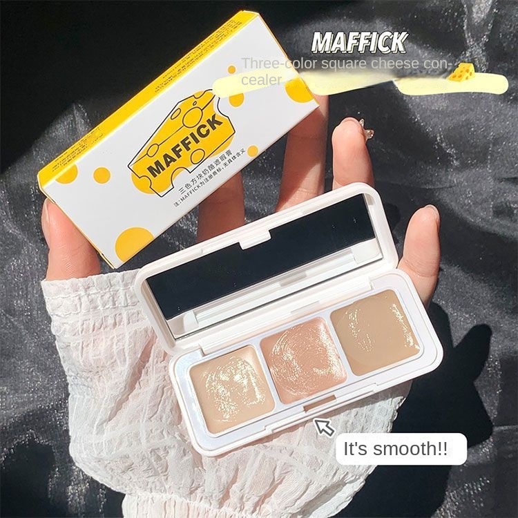 Bộ Kem Che Khuyết Điểm 3 Màu Che Phủ Đốm Đen Làm Sáng Da Chống Thấm Nước