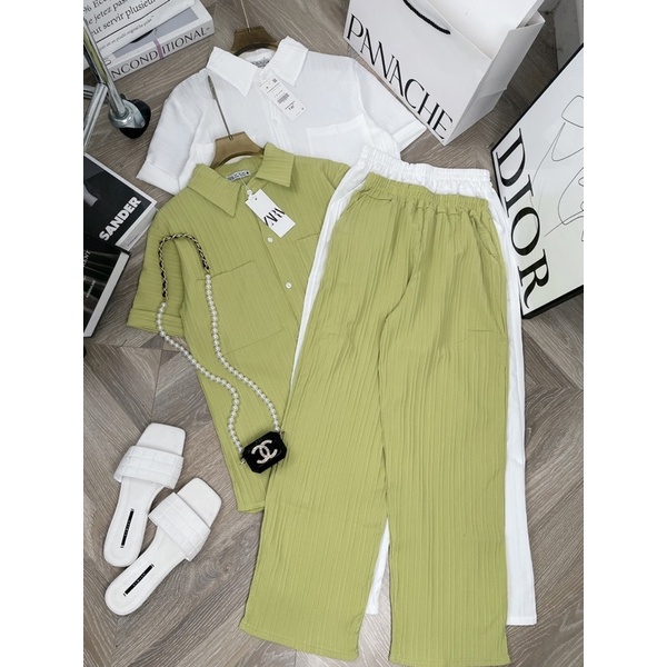 [ 𝐅𝐑𝐄𝐄 𝐒𝐇𝐈𝐏 ] SÉT BỘ BASIC TRƠN SƠ MI MIX QUẦN ỐNG SƠ SIÊU ĐẸP VẢI ĐŨI SỐP