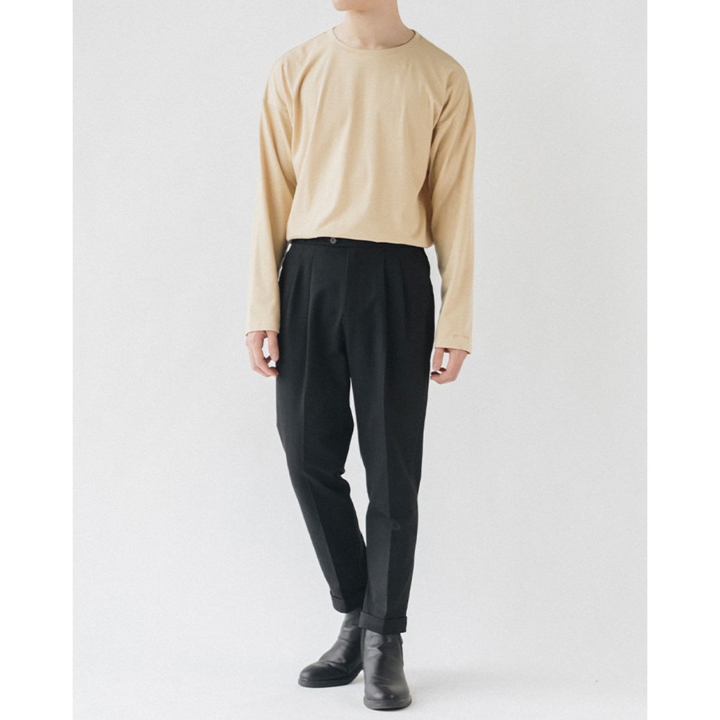 Áo Thun Nam Dài Tay SSSTUTTER cổ tròn chất liệu cotton thoáng mát kind sweatshirt | BigBuy360 - bigbuy360.vn