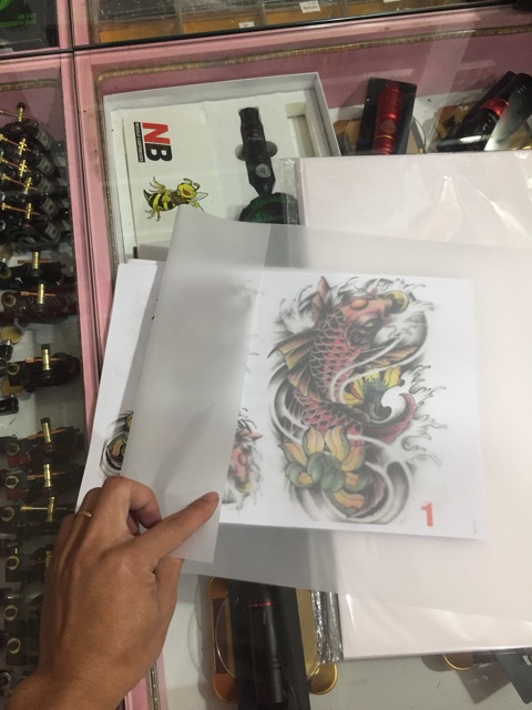 Giấy thiết kế hình xăm A3 cắt sẵn 100 tờ video2 | BigBuy360 - bigbuy360.vn