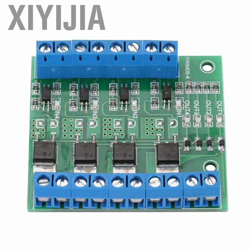 Xiyijia PWM 4CH MOS FET Module PLC Amplifier Circuit Board Driver 3-20V~3.7-27VDC
