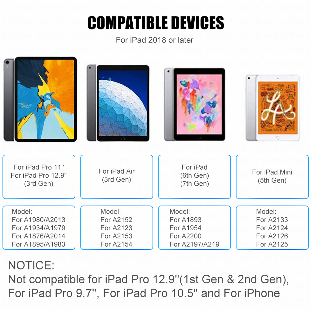 Bút Cảm Ứng Cho Ipad 9.7 2018 Pro 11 12.9 2017 Air 3 10.2 "2019 Mini 5 6th 7th