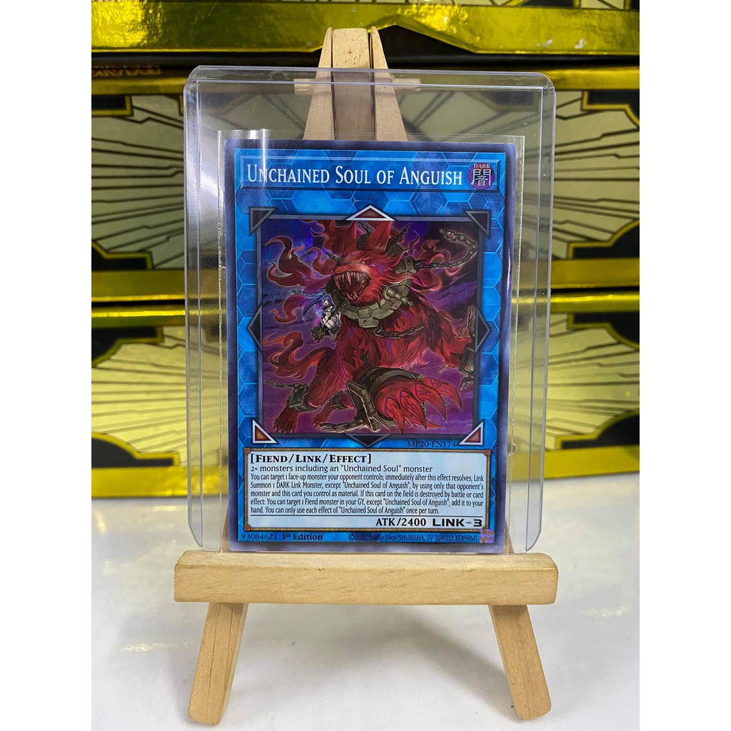 [ Dưa Hấu Yugioh ] Lá bài thẻ bài Unchained Soul of Anguish - Super Rare - Tặng bọc bài nhựa bảo quản